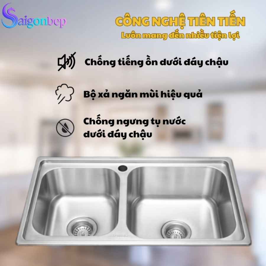 Chậu rửa chén Malloca MS 2076E