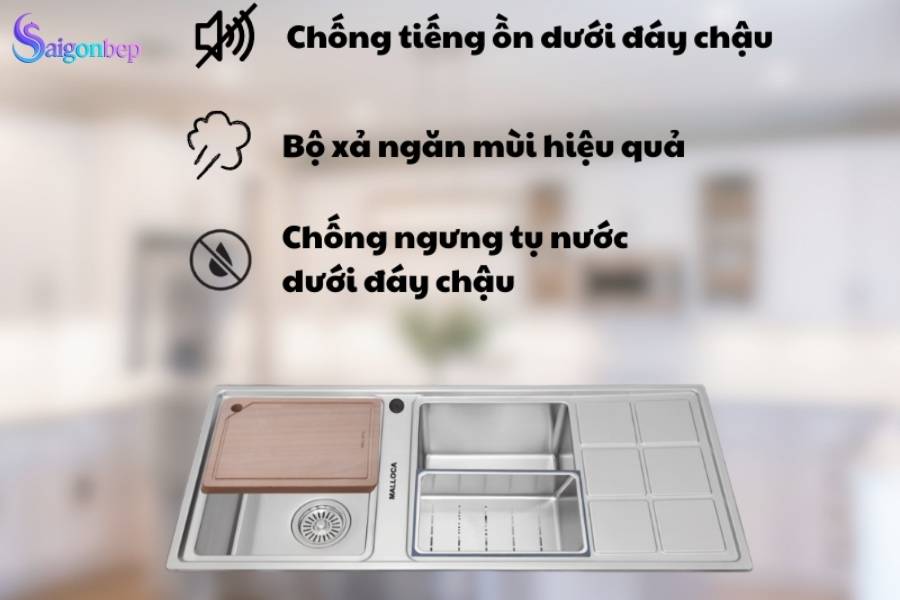 Chậu rửa chén Malloca MS 8815R/L