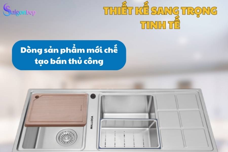 Chậu rửa chén Malloca MS 8815R/L