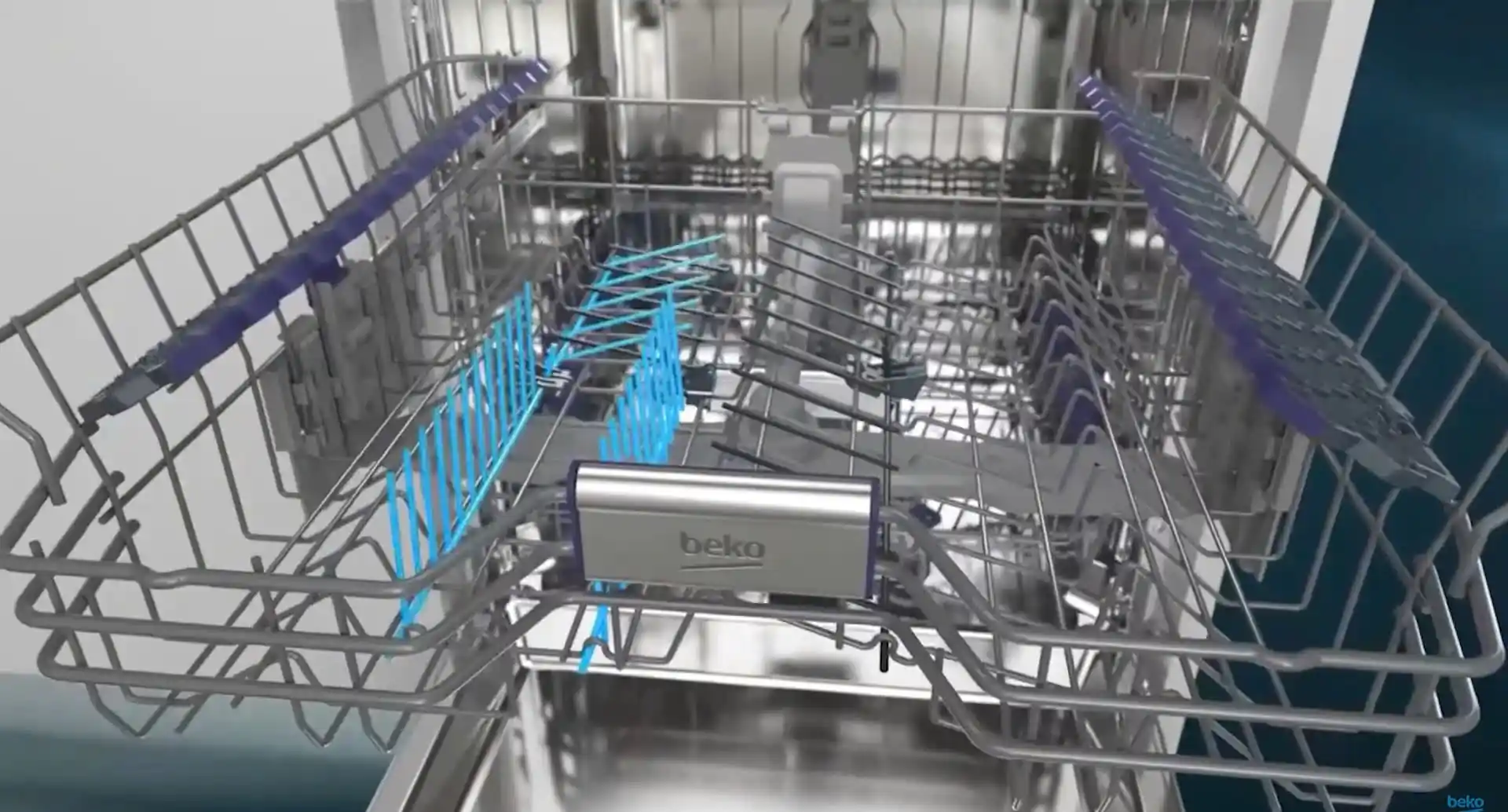 giàn rửa bát beko 36650xc điều chỉnh linh động