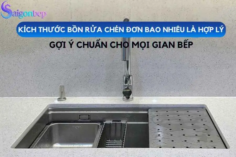 Kích thước chậu rửa bát