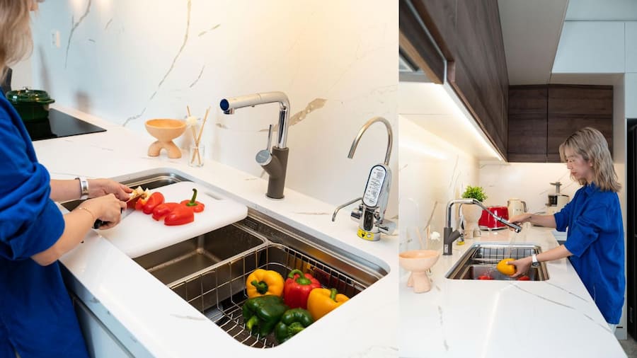 kích thước chậu rửa bát Kluger