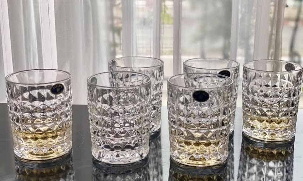 bộ ly pha lê cao cấp Bohemia