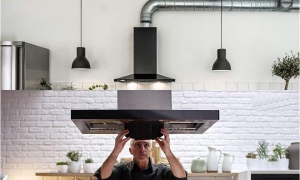 Máy hút mùi có đường ống thoát khí