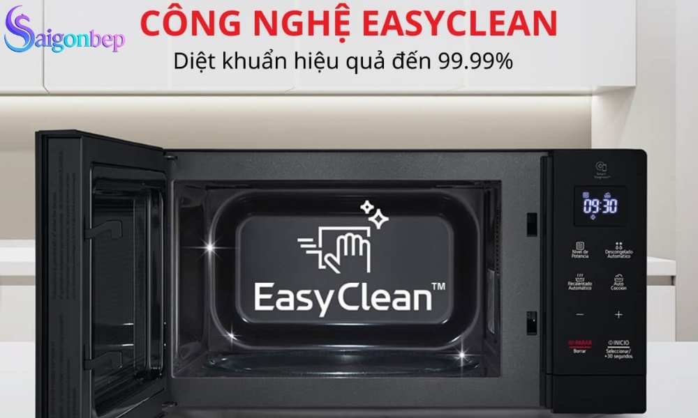 Lò vi sóng màu đen LG MS3032JAS