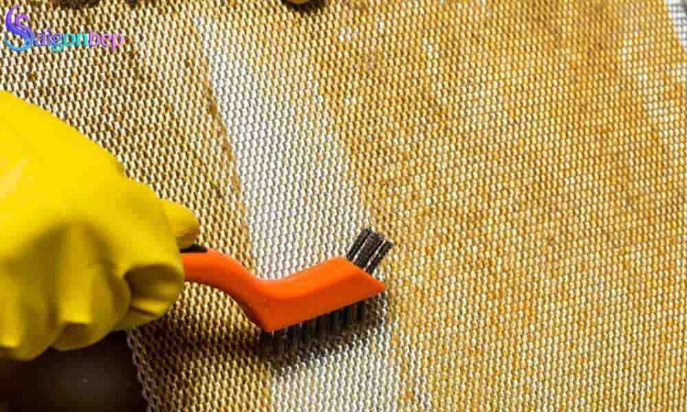 Màng lọc bẩn, bám dầu mỡ