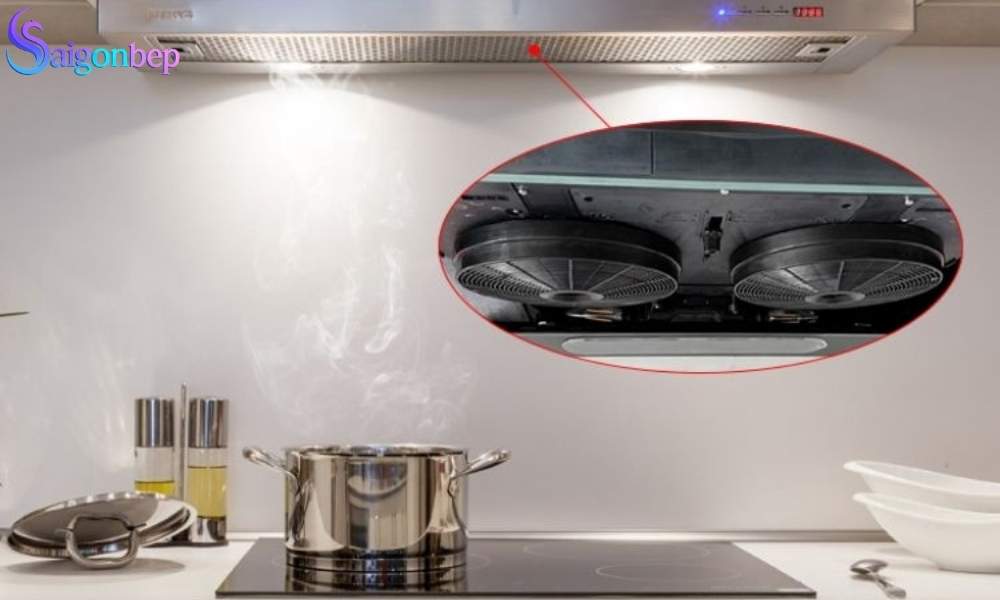 máy hút mùi kêu to