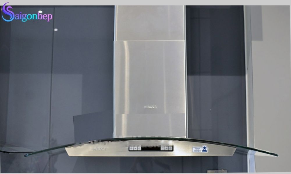 Máy hút mùi áp tường Malloca MC 9077 LCD