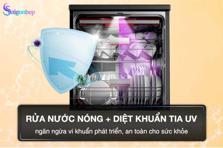 Máy rửa chén độc lập Toshiba DW-15F7(G)-VN