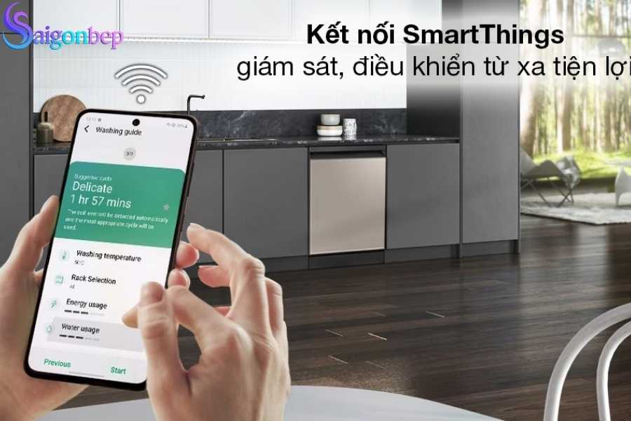 Máy rửa chén Samsung Bespoke DW60CB750FAPSV