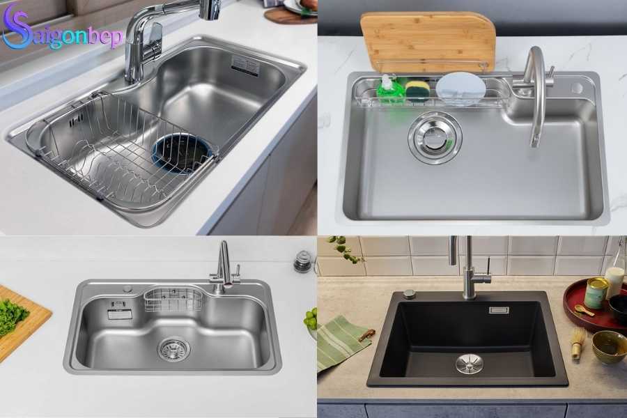 So sánh chậu rửa bát 1 hố và 2 hố