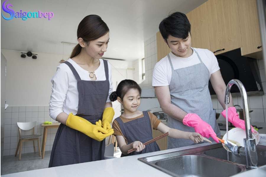 So sánh chậu rửa bát 1 hố và 2 hố