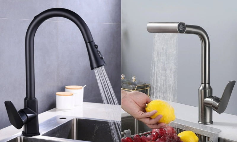 so sánh vòi rửa Kluger và Konox