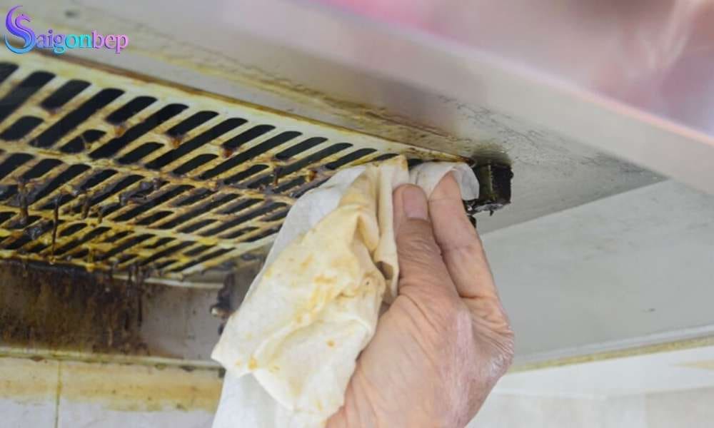 vệ sinh máy hút mùi