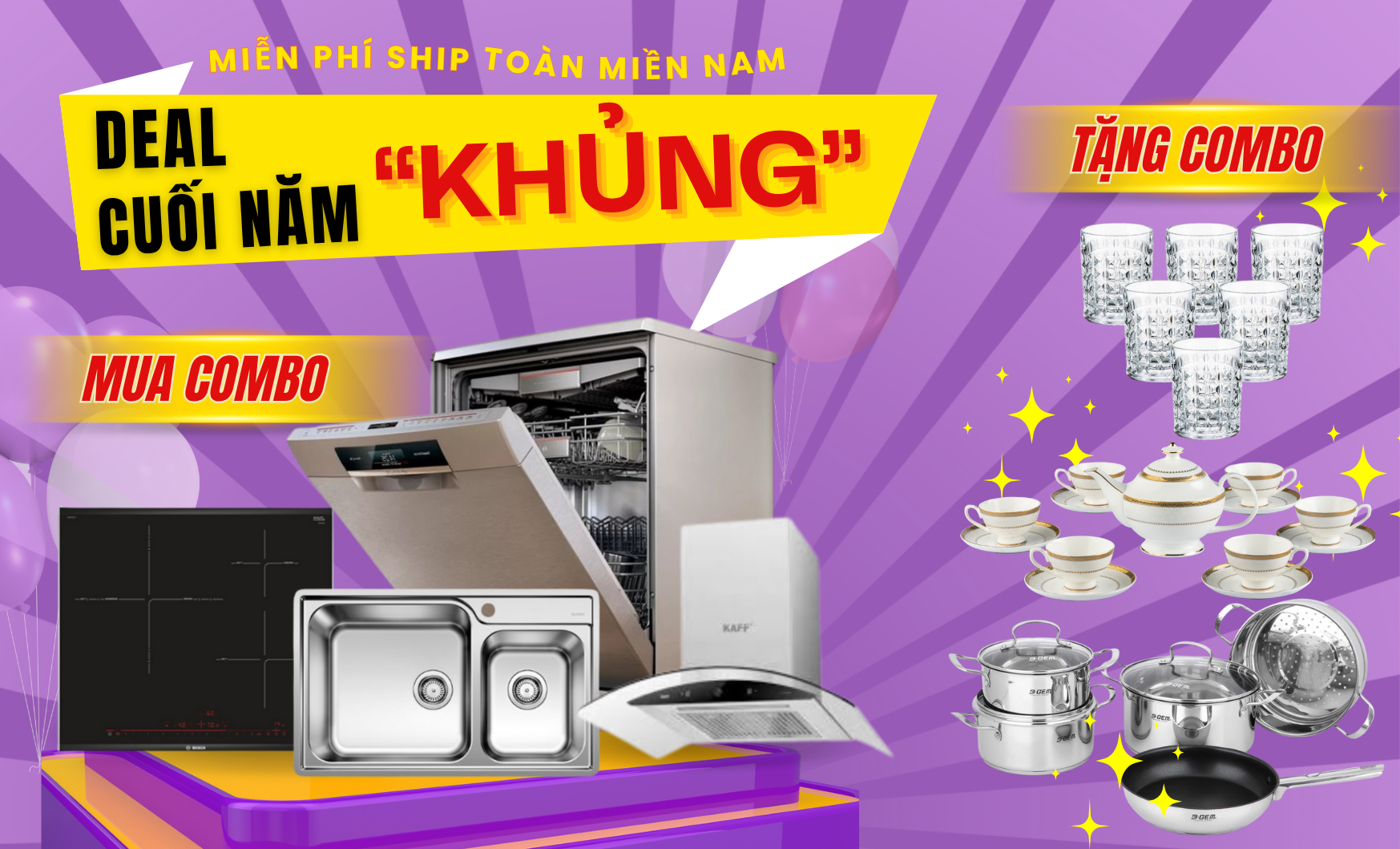 Combo thiết bị bếp