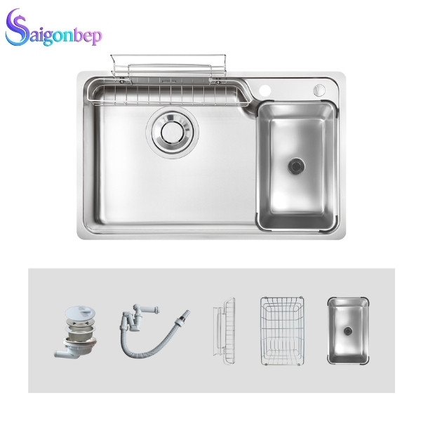 Chậu rửa bát Kluger KH8050SL Plus Chậu rửa bát Kluger KH8050SL Plus