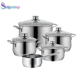 Bộ nồi từ 5 món WMF Diadem Plus 0730356040 Bộ nồi từ 5 món WMF Diadem Plus 0730356040