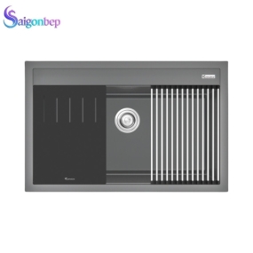 Chậu rửa bát 1 hố Konox Granite Sink Terra 790S Grey