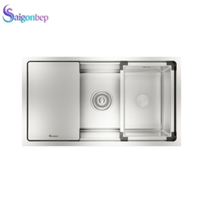 Chậu rửa bát Konox 1 hố Konox KN8146SU Dekor Full  Chậu rửa bát Konox 1 hố Konox KN8146SU Dekor Full