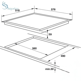 Bếp từ 4 vùng nấu Hafele HC-I604D 535.02.040