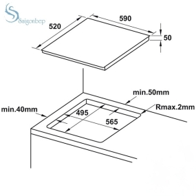 Bếp từ đa vùng nấu Hafele HC-IF60D 536.01.911