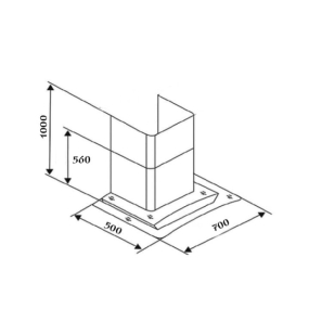 Máy hút mùi Chef's EH-R502E7D