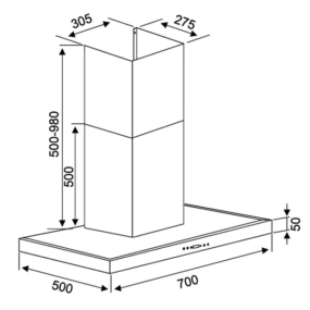 Máy hút mùi Kocher K-225C