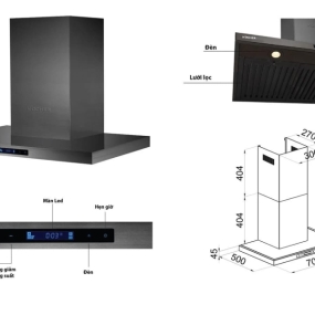 Máy hút mùi Kocher K-225MI Máy hút mùi Kocher K-225MI