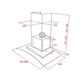 Máy hút mùi Teka DGW 77350 EOS