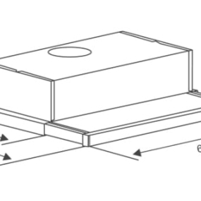 Máy hút mùi âm tủ Canzy CZ-600GH