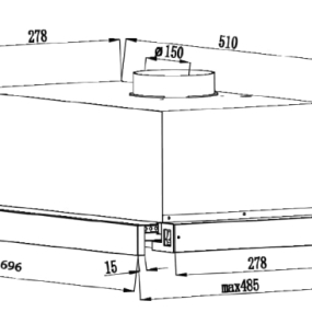 Máy hút mùi âm tủ Canzy CZ-70BRH