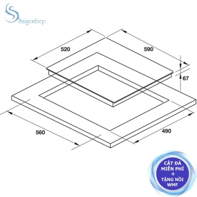 Bếp hồng ngoại Hafele HC-R603D 536.01.901