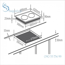 Bếp điện Chefs EH-DHL2000A