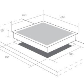 Bếp điện từ 3 vùng nấu Canzy CZ-TL67GB