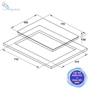 Bếp từ hồng ngoại Hafele HC-M773D 536.61.705