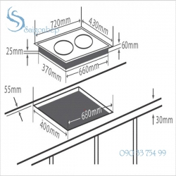 Bếp điện từ Chefs EH-MIX321