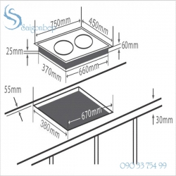 Bếp điện từ Chefs EH-MIX333