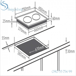 Bếp điện từ Chefs EH-MIX343