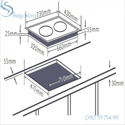 Bếp điện từ Chefs EH-MIX366