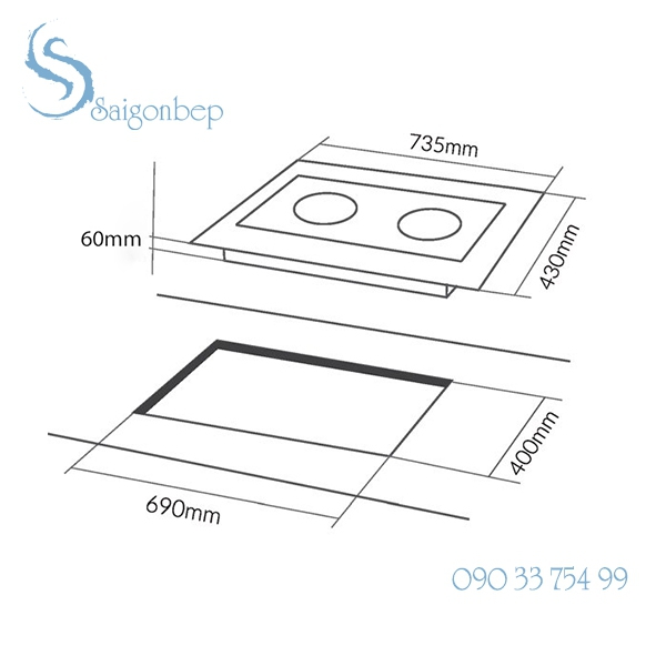 Bếp từ Eurosun EU-T256PLUS