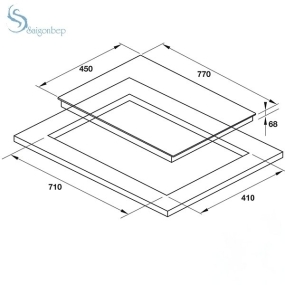 Bếp từ 2 vùng nấu Hafele HC-I772D 536.61.645