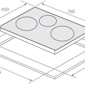 Bếp từ 3 lò Eurosun EU-T881G Bếp từ 3 lò Eurosun EU-T881G