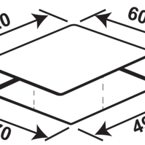 Bếp từ 3 vùng nấu Kaff KF-HI5468SI