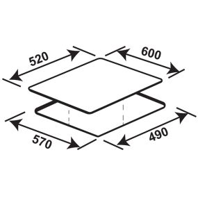 Bếp từ ba KAFF KF-SQ5463I Fabio Bếp từ ba KAFF KF-SQ5463I Fabio