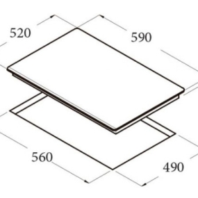 Bếp từ BEKO 3 vùng nấu HII63402MT