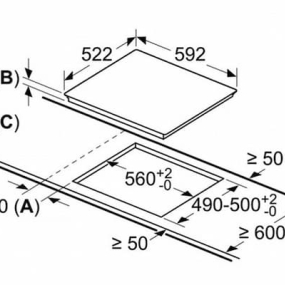 Bếp từ Bosch 3 vùng nấu PUC631BB5E Bếp từ Bosch 3 vùng nấu PUC631BB5E