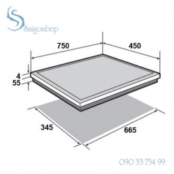 Bếp từ Brandt BPI6230BL