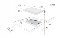 Bếp từ Brandt TI607BU1 Bếp từ Brandt TI607BU1