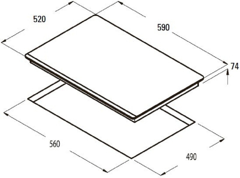 BẾP TỪ CATA IB - 603BK
