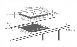 Bếp từ đôi Chef's EH–DIH321